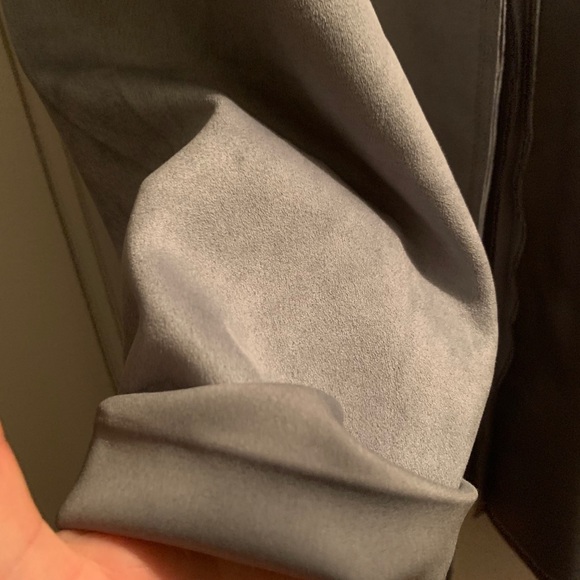 Light blue suede blazer - Picture 3 of 3